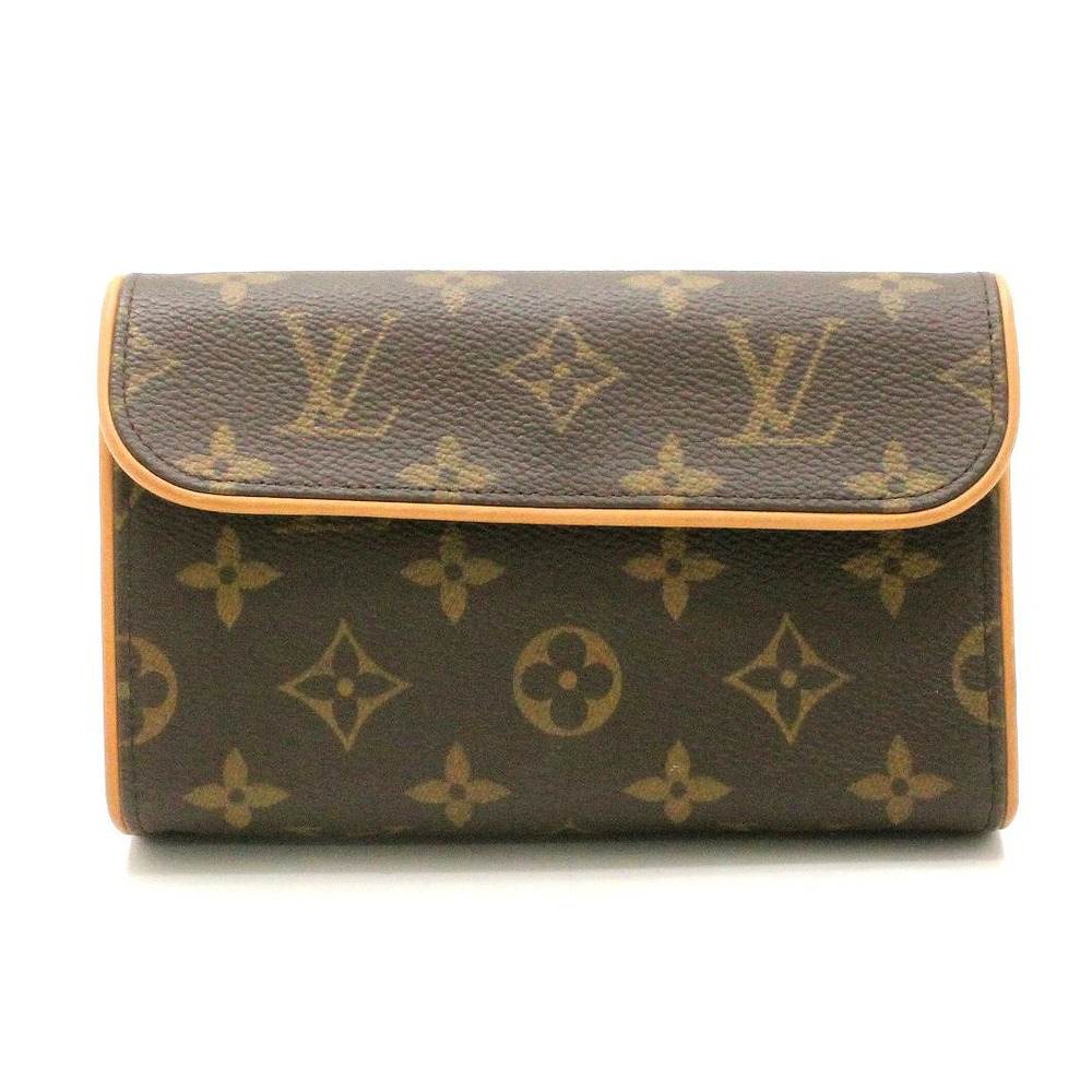 LOUIS VUITTON Monogram Pochette Florentine Waist Clutch Bag Hip Strap M